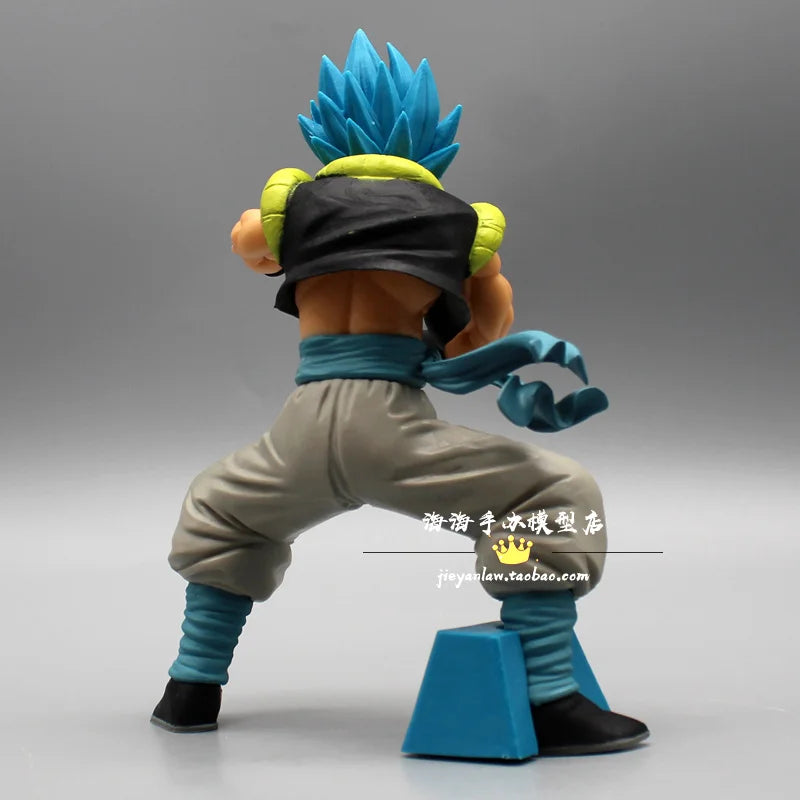 Figurka niebieskowłosy Vegeta, Gogeta i Son Goku 12 cm