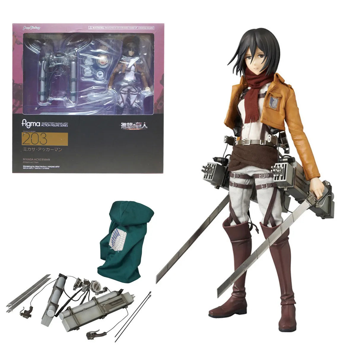 Figurka 19cm - Mikasa Ackerman